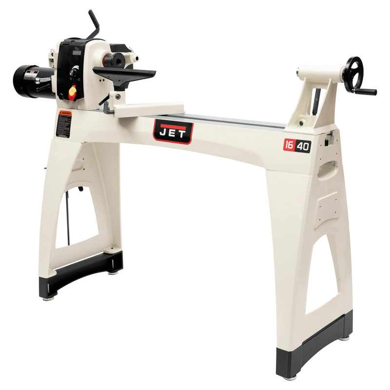 16" x 40" Electronic Variable Speed Wood Lathe - 1-1/2 HP - JWL-1640EVS